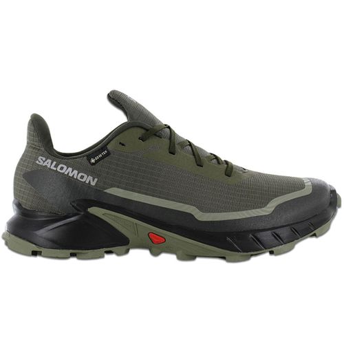 Salomon Alphacross 5 Gtx - Gore-Tex - Hommes Trail-Running Baskets Sneakers Chaussures Vert 473103 - 46