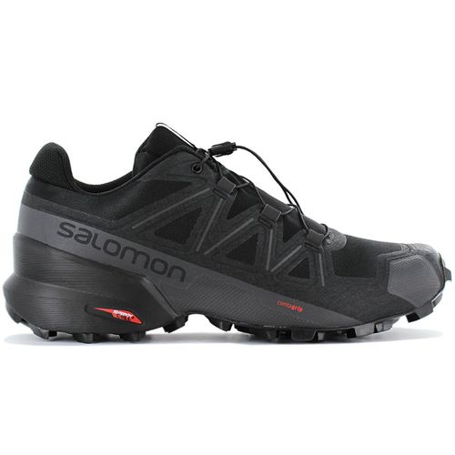 Salomon Speedcross 5 - Hommes Trail-Running Baskets Sneakers Chaussures 406840 - Noir - 42