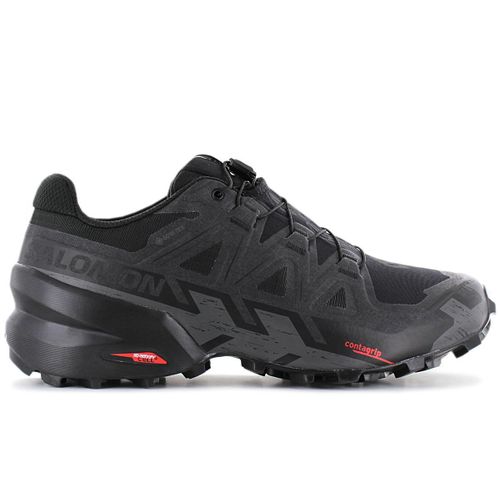 Salomon Speedcross 6 Gtx - Gore-Tex - Hommes Trail-Running Baskets Sneakers Chaussures Chaussures De Running Noir 417386 - 40 1/2