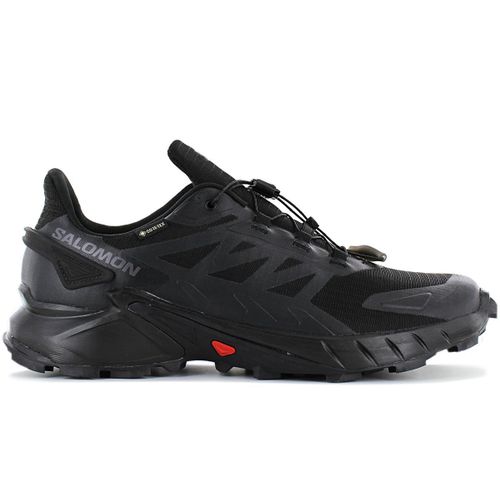 Salomon Supercross 4 Gtx - Gore-Tex - Hommes Trail-Running Baskets Sneakers Chaussures Chaussures De Randonne Marche Trekking Noir 417316 - 46 1/2