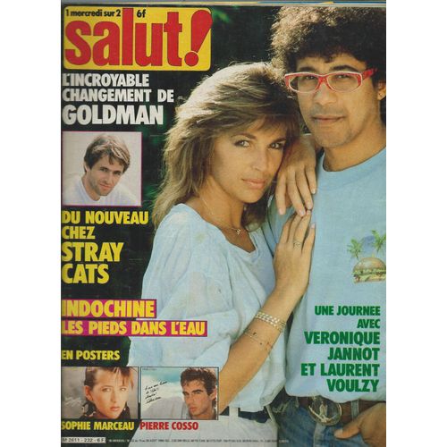 Salut 15/08/1984 jannot & voulzy, goldman, stray cats, indochine ...