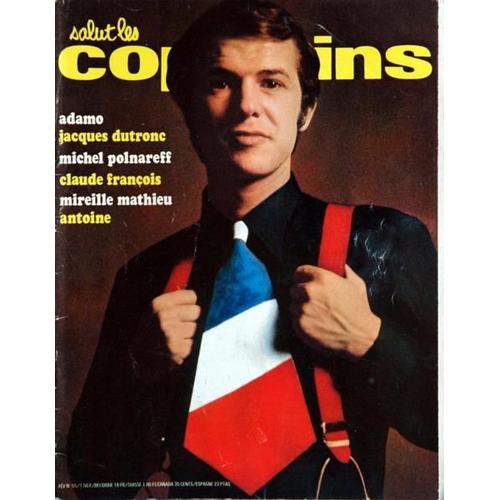 Salut Les Copains N 55 Du 01/02/1967 - Adamo - J. Dutronc - M. Polnareff - Cl. Francois - M. Mathieu - Antoine - F. Hardy.