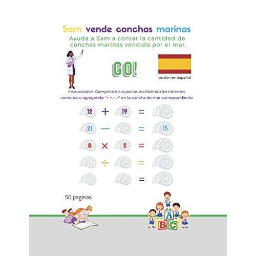 Sam Vende Conchas Marinas: Ayuda A Sam A Contar La Cantidad De Conchas Marinas Vendido Por El Mar. (Versin En Espaol)   de ZITOUNI, MOHAMED  Format Broch 
