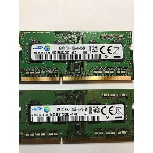 Samsung 4GB DDR3 So-DIMM Module de mmoire 4 Go 1600 MHz - Modules de mmoire (4 Go, 1 x 4 Go, DDR3, 1600 MHz, 204-pin So-DIMM)