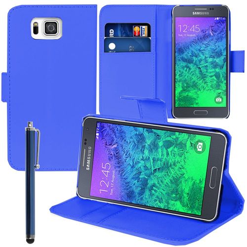 Etui Portefeuille Pour Samsung Galaxy Alpha 4.7