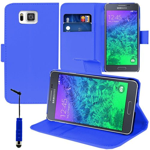 Etui Portefeuille Pour Samsung Galaxy Alpha 4.7