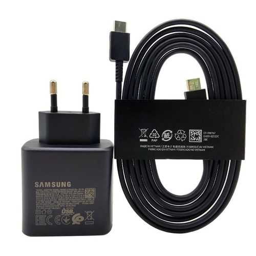 Samsung Galaxy S24 S23 S22 Charge Ultra Rapide 45w Pd Chargeur 1.8m Usb C  Type C Cble Charge Super Rapide 3.0 Usb-C Adaptateur Black 1.8m Cable