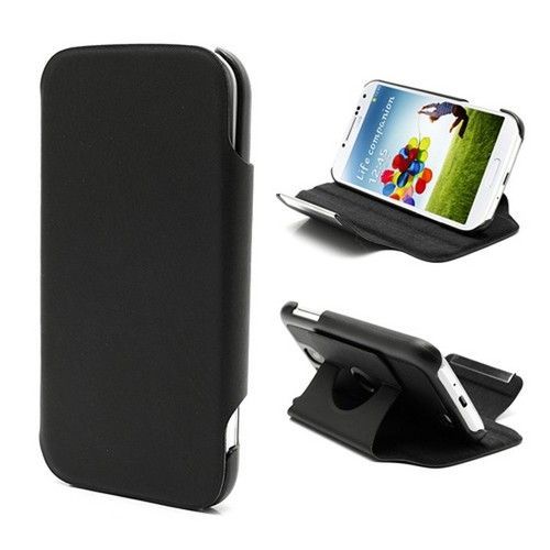 Samsung Galaxy S4 Iv I9500 I9505 Etui Rotatif Housse Coque Inclinable Avec Support Et Rotative Rotation 360 En Cuir Pu Haute Qualit Couleur  Noir + Film D'cran