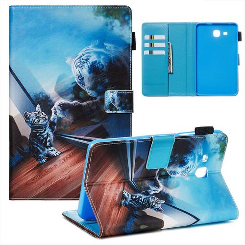 Samsung Galaxy Tab A 7.0 (2016) Coque, Saturcase Beau Motif Pu Cuir Pu Cuir Magntique Flip Portefeuille Support Porte-Carte Coque Housse tui Pour Samsung Galaxy Tab A 7.0 (2016) Sm-T280 T285 (Ypw-3)