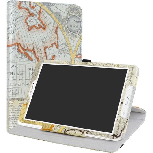 Samsung Galaxy Tab E 9.6 Rotary Coque,360Rotation Rotatif tui Avec Rabat Stand Support Housse Coque Couverture Pour Samsung Galaxy Tab E 9.6 Pouces Sm-T560 / T561 An Oid Tablet[Pad5124911]