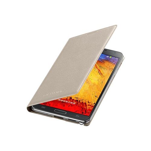 Samsung Flip Wallet Ef-Wn900b - tui  Rabat Pour Tlphone Portable - Beige Avoine - Pour Galaxy Note 3