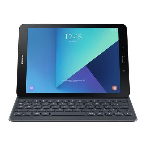 Samsung Keyboard Cover Ej-Ft820 - Clavier Et tui - Pogo Pin - Azerty - Franais - Gris - Pour Galaxy Tab S3 (9.7 