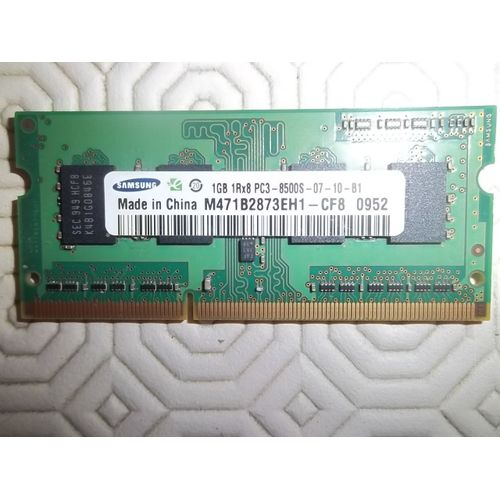 Samsung Memory 1GB 1Rx8 PC3-8500S DDR3 1066MHz