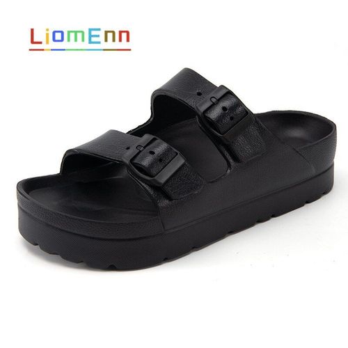 Sandales  Plateforme D't Pour Femmes, Tongs De Plage, Pantoufles De Maison, Plates, Roses, Rouges, Noires, Blanches, Chaussures Dcontractes Lgres Eva, 2021 - 37