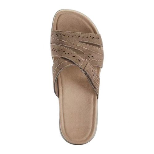 Sandales  Semelles Compenses Orthopdiques  Bout Ouvert Pour Femmes, Chaussures Rtro, Vintage, Antidrapantes, En Cuir, Dcontractes,  Plateforme, t, 2021 - 38