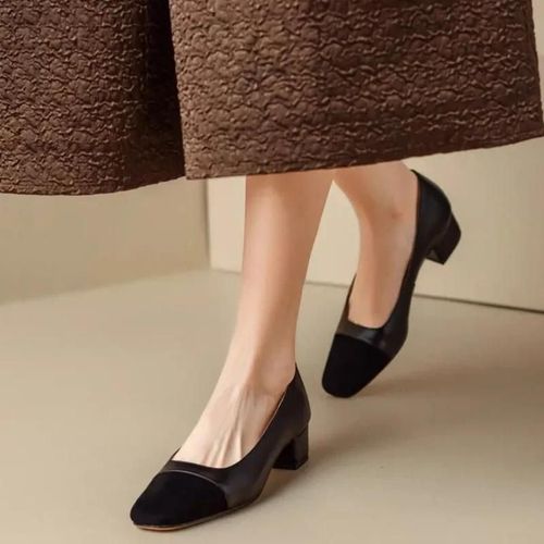 Sandales  Talons Simples En Cuir Pour Femmes,Chaussures  Talons Optiques,Escarpins Formels, - 41