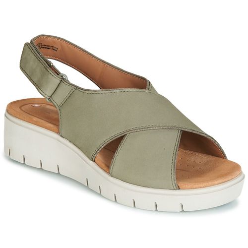 Sandales Clarks Unstructured Un Karely Sun Vert - 38