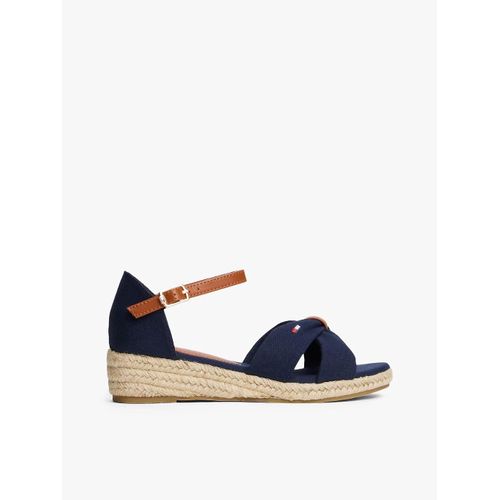 Sandales Compenses En Corde Rope Wedge Sandal/Blue - 33