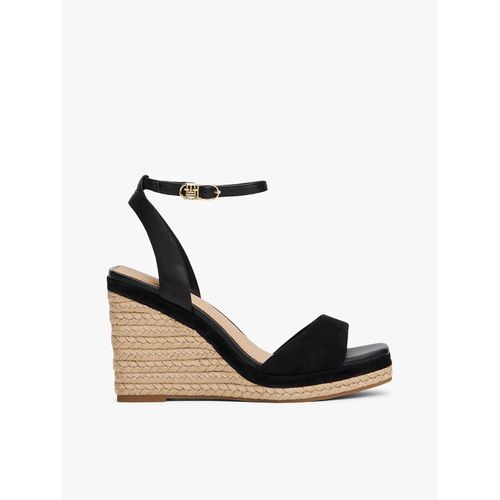 Sandales Compenses En Cuir  Monogramme Th Leather & Suede High Wedge Espad/Black - 39