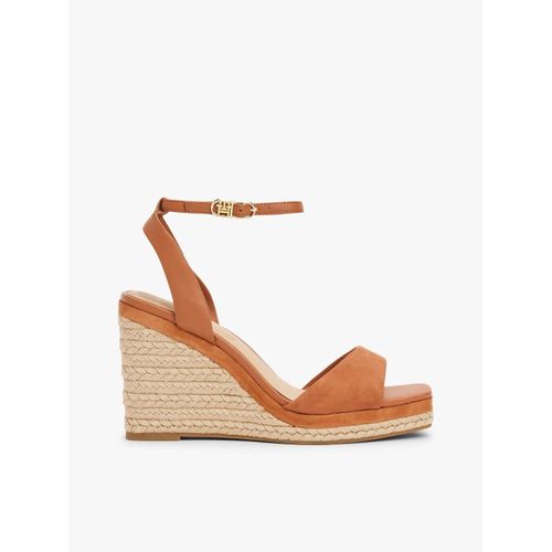 Sandales Compenses En Cuir  Monogramme Th Leather & Suede High Wedge Espad/Cinnamon Bark - 40