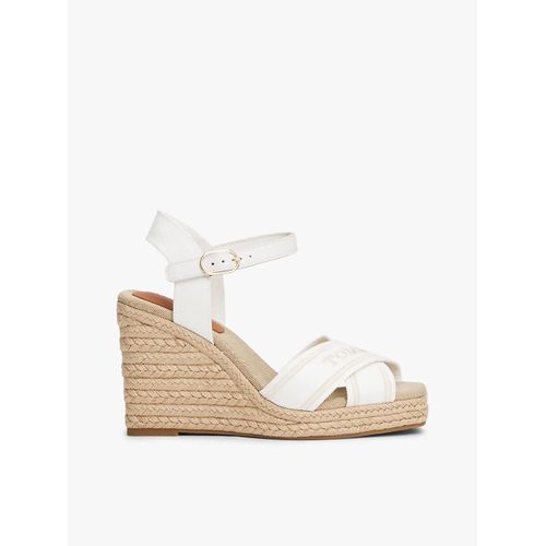 Sandales Compenses Espadrilles Tommy Hilfiger Espad High Wedge/Ecru - 38