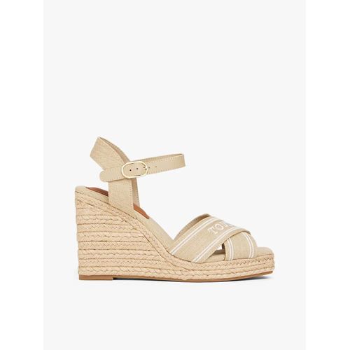Sandales Compenses Espadrilles Tommy Hilfiger Espad High Wedge/Horseradish - 42