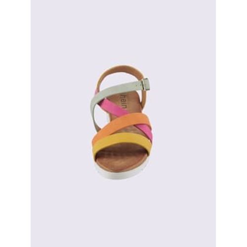 Sandales Compenses Matire Synthtique - - Multicolore - 39