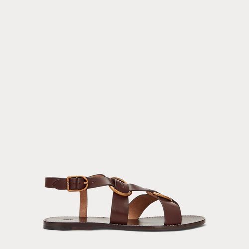 Sandales En Cuir  Double Anneau En O - 36
