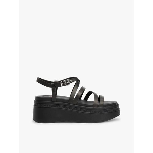 Sandales En Cuir Compenses  Brides Tjw Wedgy Strappy Sandal/Black - 40