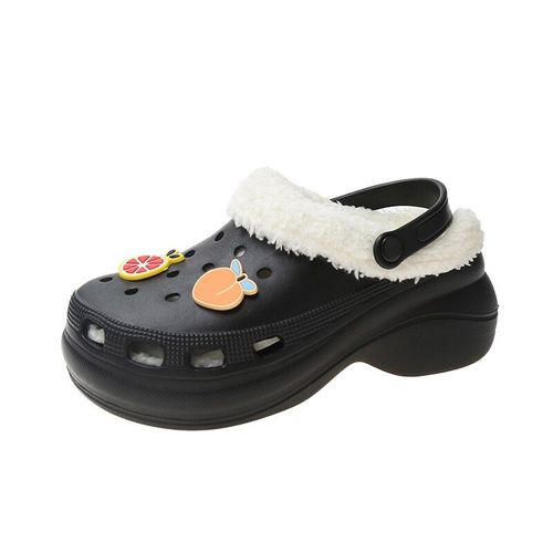 Sandales En Cuir Pour Femmes, Chaussures D't, Nouvelles Semelles paisses, Mode, Tongs Pop Instagram - 35