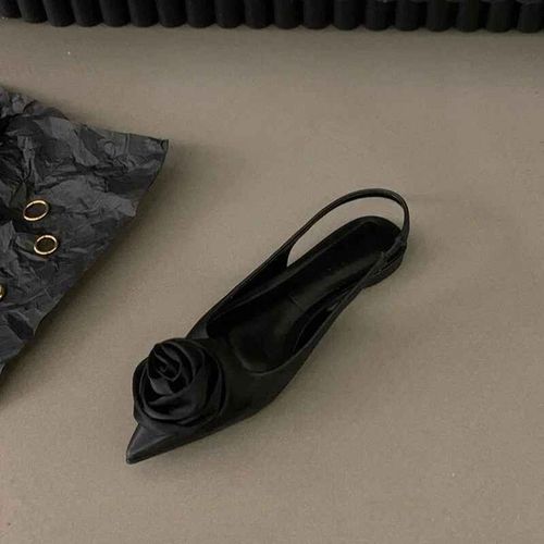 Sandales En Cuir Pu Pour Femmes,Dcontractes, La Mode,Avec Biscuits, Talons Plats, Bouts Pointus,lgantes