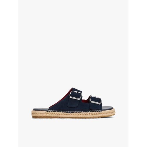 Sandales En Daim  Semelle Souple Et Boucles Flex Jutte Hilfiger Suede Sandal/Navy Blue - 43