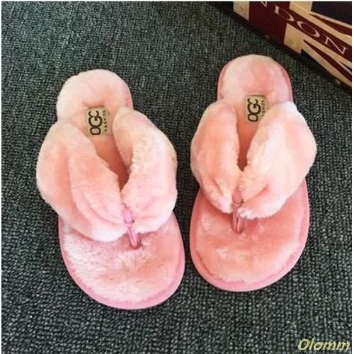 Sandales En Fourrure De Raton Laveur Pour Femmes, Chaussures Plates, Duveteuses,  La Mode, Pantoufles Dcontractes, En Poil De Renard, De Grande Taille Jusqu'au 45, 2020 - 38 1/2