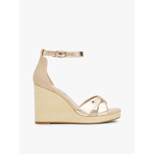 Sandales Espadrilles Compenses Mtallises Flag Metallic High Wedge Espad/Gold - 41