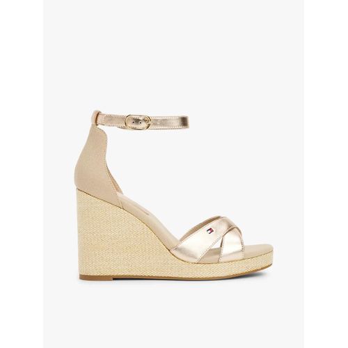 Sandales Espadrilles Compenses Mtallises Flag Metallic High Wedge Espad/Gold - 42