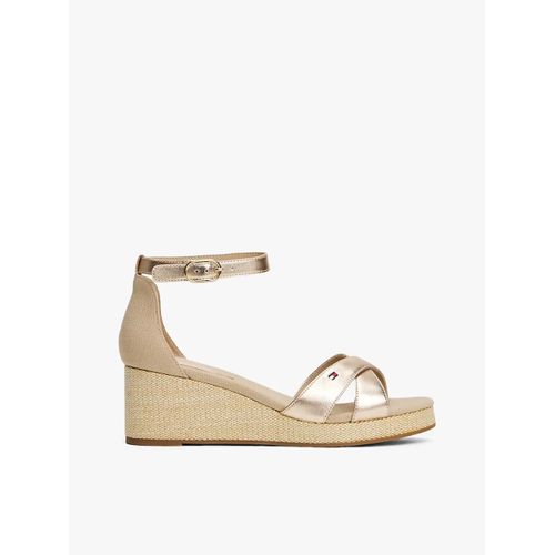 Sandales Espadrilles Compenses Mtallises Flag Metallic Mid Wedge Espad/Gold - 40