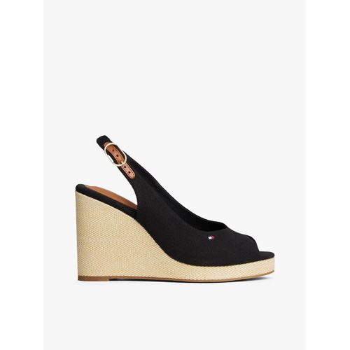 Sandales Espadrilles Slingback Compenses Flag High Wedge Espad Slingback/Black - 38