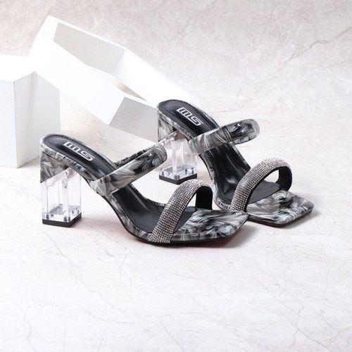Sandales Fines  Bandes Et Talons Hautes Transparent Pour Femme, Tress, Jaune, Chaussures  La Mode, Pantoufles Pour L't, Nouvelle Collection 2021 - 39
