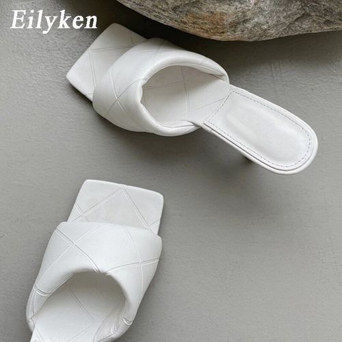 Sandales Fines  Talons Hauts Et Bout Ouvert Pour Femmes, Chaussures D't De Haute Qualit En Cuir Pu, Nouvelle Collection 2022 - 40