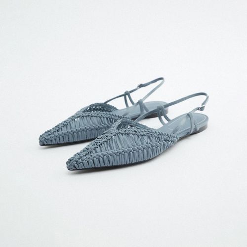 Sandales Gladiateur Ajoures Pour Femmes,Chaussures Dcontractes,Plates Tisses,Pantoufles De Plage D't,Mules Oxfords,2023 - 39