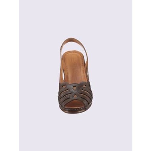 Sandales Largeur G* - Gemini - Chocolat - 38