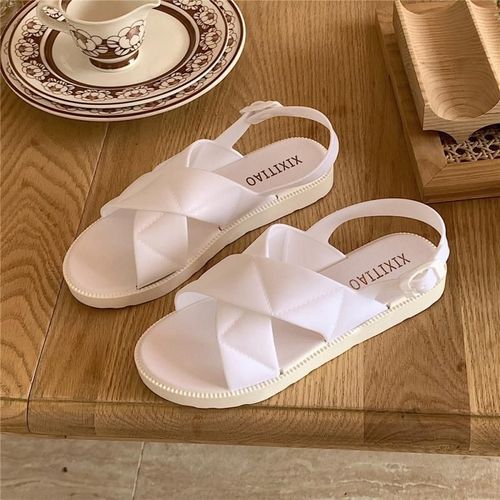 Sandales Romaines Rtro Sandales De Plage De Vacances En Bord De Mer Pour Femmes - 40