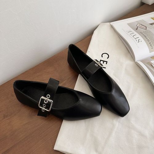 Sandales Simples  Rivets Pointus Pour Femmes,Ballerines,Chaussures Peu Profondes,Semelle Optique Fminine,Mary Janes Zapatos De Mujer - 37