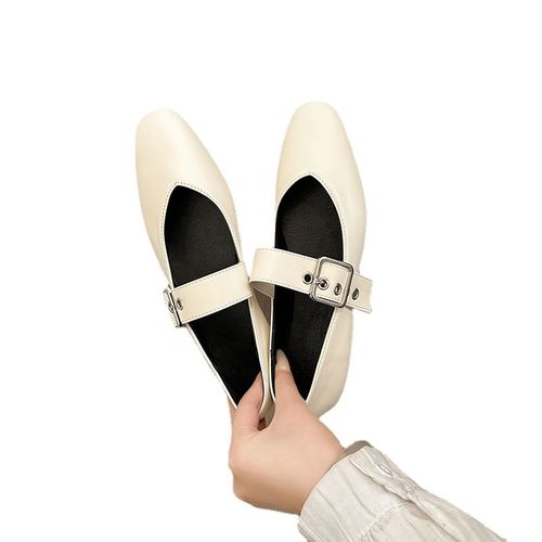 Sandales Simples  Rivets Pointus Pour Femmes,Ballerines,Chaussures Peu Profondes,Semelle Optique Fminine,Mary Janes Zapatos De Mujer - 40