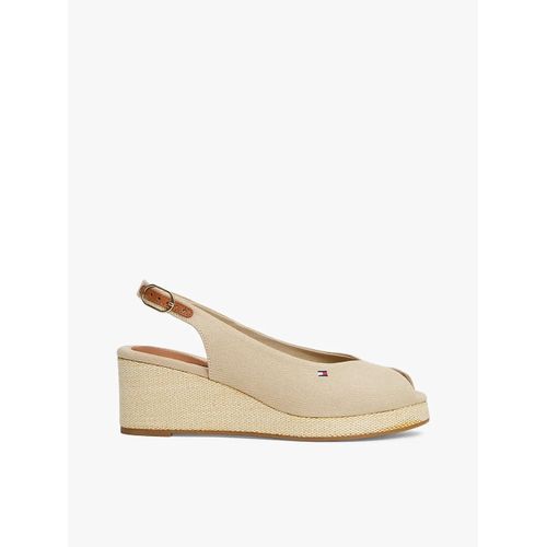Sandales Slingback Compenses En Toile Flag Mid Wedge Espad Slingback/Horseradish - 40