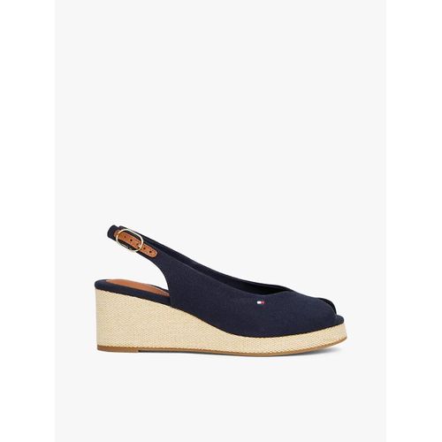 Sandales Slingback Compenses En Toile Flag Mid Wedge Espad Slingback/Space Blue - 40
