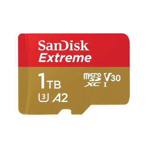 SANDISK Carte mmoire Micro SDXC flash SanDisk Extreme 1 To Class10 A2 V30 U3 vitesse 190/130Mb/s