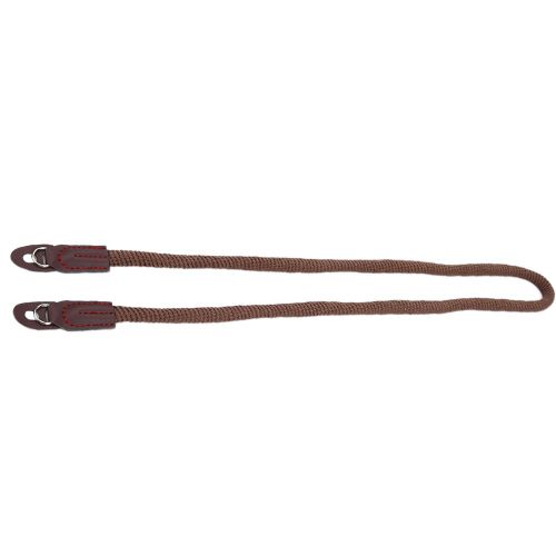 Sangle d'epaule coloree en coton pur pour appareil photo reflex numerique (cafe)