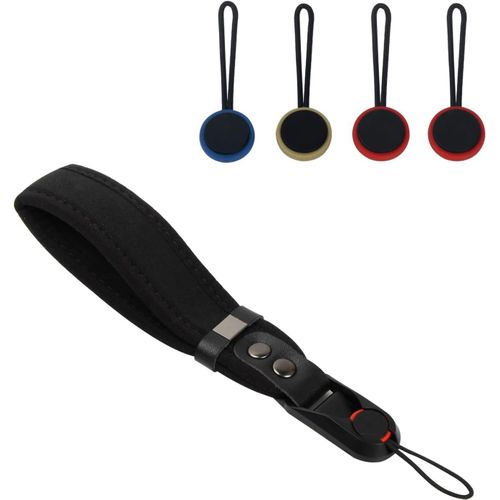 Sangle de Poignet pour Appareil Photo, Courroie D'appareil Photo en Noprne, Courroie de Poignet pour Camra avec Boucles  Dgagement Rapide, pour Appareil Photo Compact, Noir