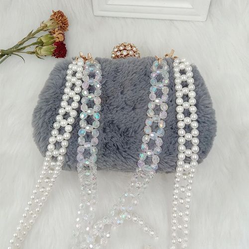 Sangle De Sac  Main Pour Femmes, Nouvelle Mode, Imitation Perle, Chane De Poigne Portable, Sac  Bandoulire, Sangle De Remplacement, Accessoires Longs
